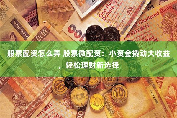 股票配资怎么弄 股票微配资：小资金撬动大收益，轻松理财新选择